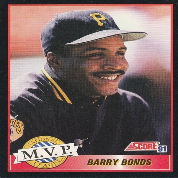 Barry Bonds MLB Card Collection - 5 Pittsburgh Pirates Cards - Picture 5 of 6